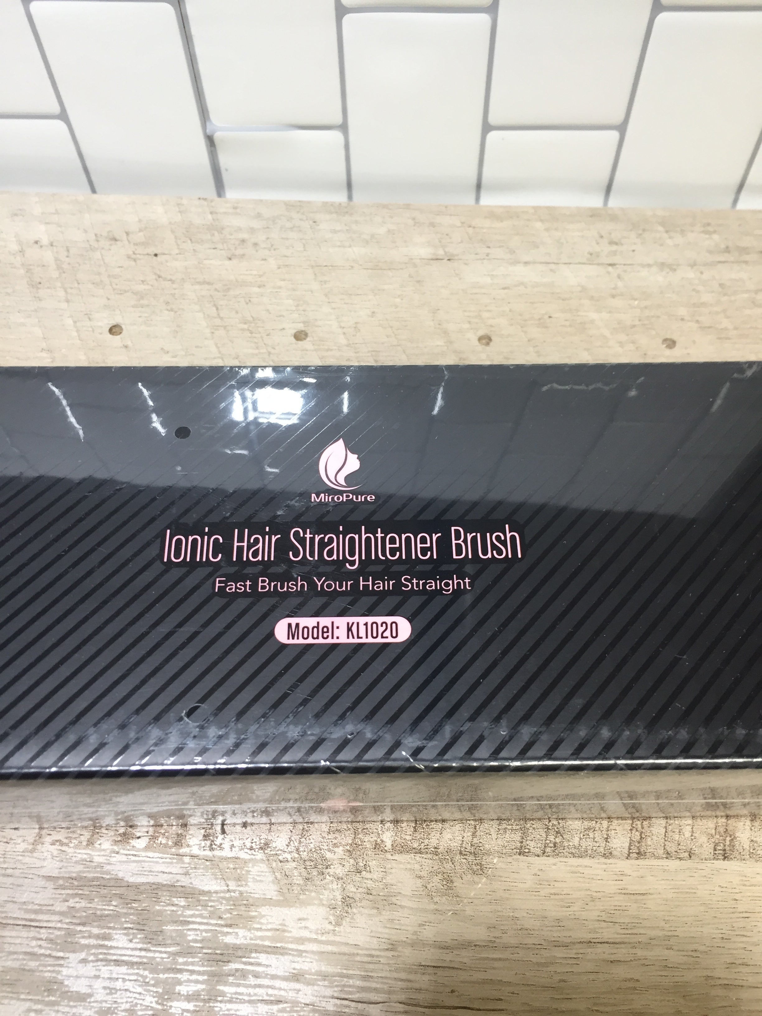 MicroPure Ionic Hair Straightener Brush | KL1020 | CS0687 (6966387605687)